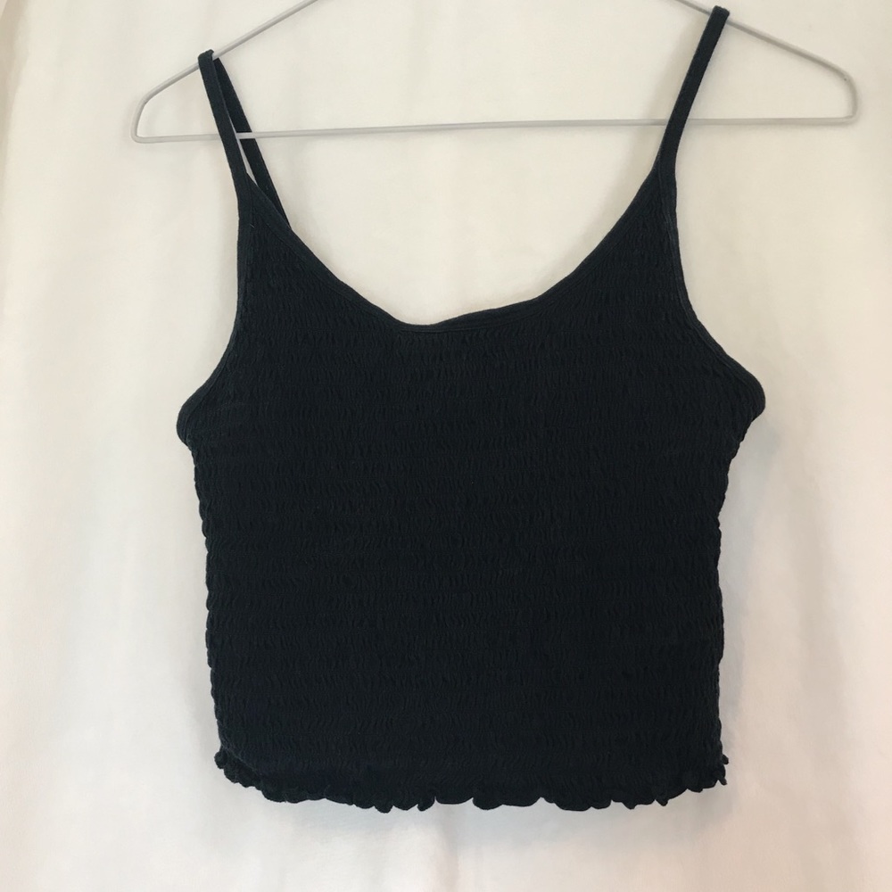 Hollister Black Cropped Tank